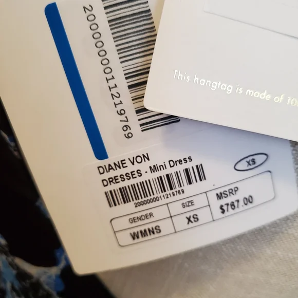 Diane Von Furstenberg Ruffled sheer dress size XS - Picture 6 of 7